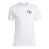 Georgia Tech Yellow Jackets Adidas House of Blanks White T-Shirt