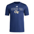 Georgia Tech Yellow Jackets Adidas Sting 'Em Navy T-Shirt - Front View