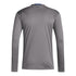 Georgia Tech Yellow Jackets Adidas D4 Training Long Sleeve Grey T-Shirt - Back View