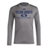 Georgia Tech Yellow Jackets Adidas D4 Training Long Sleeve Grey T-Shirt - Front View