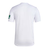 Georgia Tech Yellow Jackets Adidas Ireland Game White T-Shirt - Back View