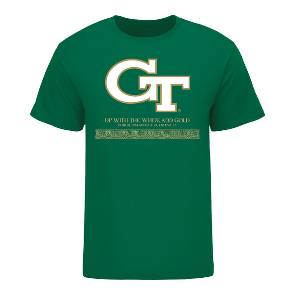 Georgia Tech Yellow Jackets Ireland Green T-Shirt - Front View