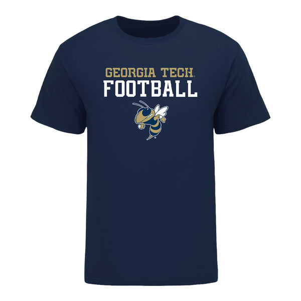 Georgia Tech Yellow Jackets Football Buzz Logo T-Shirt Georgia