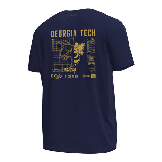 Georgia Tech Yellow Jackets Under Armour Grid Buzz T-Shirt