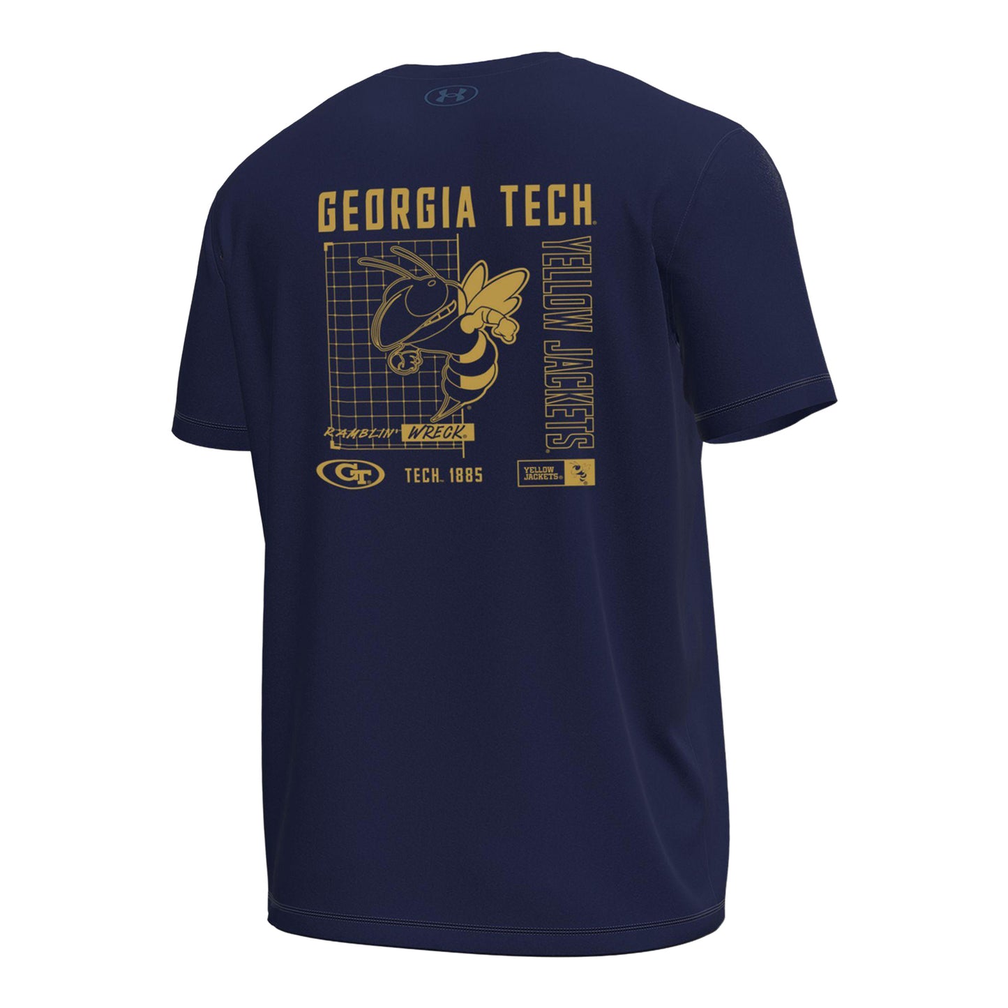 Georgia Tech Yellow Jackets Under Armour Grid Buzz T-Shirt