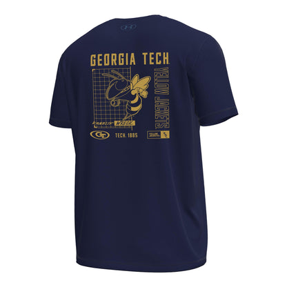 Georgia Tech Yellow Jackets Under Armour Grid Buzz T-Shirt