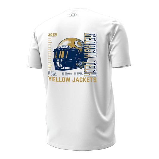 Georgia Tech Yellow Jackets Under Armour 2026 Football Season Schedule T-Shirt