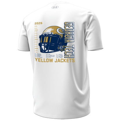 Georgia Tech Yellow Jackets Under Armour 2026 Football Season Schedule T-Shirt