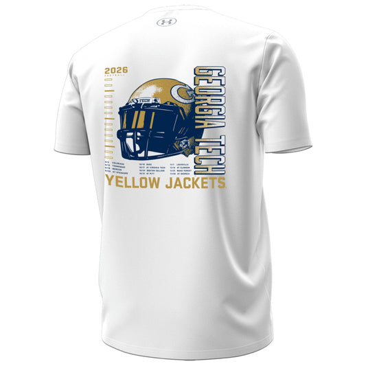 Georgia Tech Yellow Jackets Under Armour 2026 Football Season Schedule T-Shirt