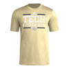 Georgia Tech Yellow Jackets Adidas Football Gold T-Shirt