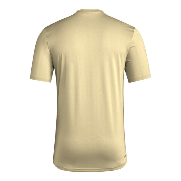 Georgia Tech Yellow Jackets Adidas Basketball Gold T-Shirt - Back View