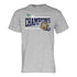 Georgia Tech Yellow Jackets 2023 Gasparilla Bowl Champions T-Shirt - In Grey - Front View