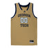 Georgia Tech Yellow Jackets Adidas Personalized Basketball Jersey - Front Completed View