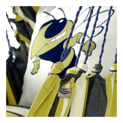 Georgia Tech Yellow Jackets Mascot Buzz Hanging Chair Swing - Detail View
