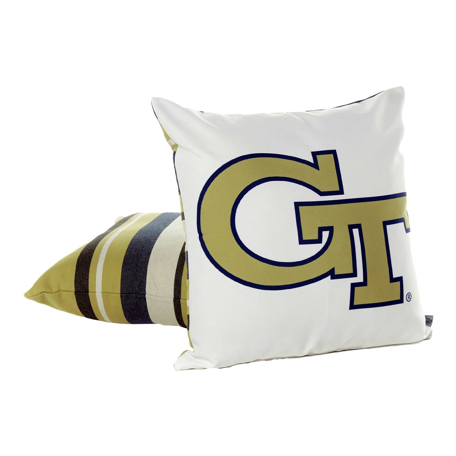 Georgia Tech Yellow Jackets Interlock Logo Pillow - Multi Angle View