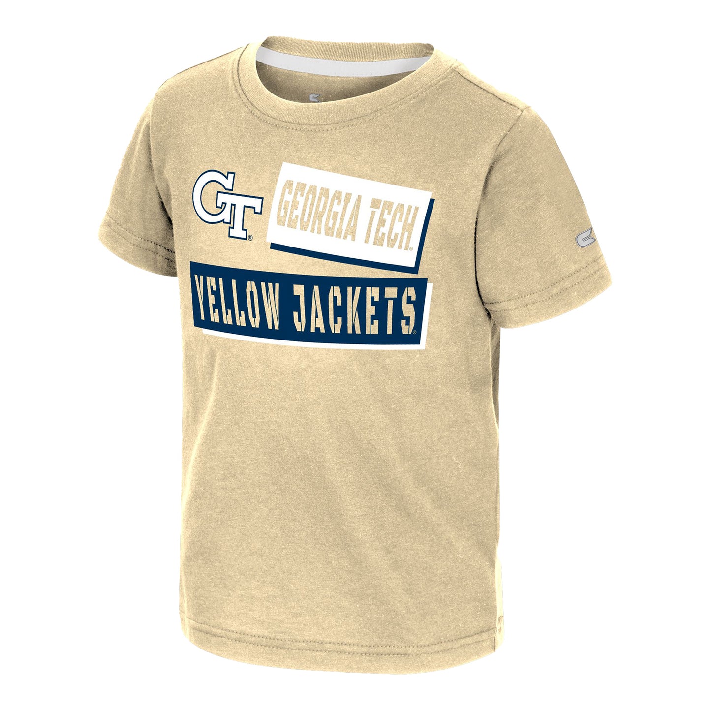 Toddler Georgia Tech Yellow Jackets No Vacancy Gold T-Shirt - Front View
