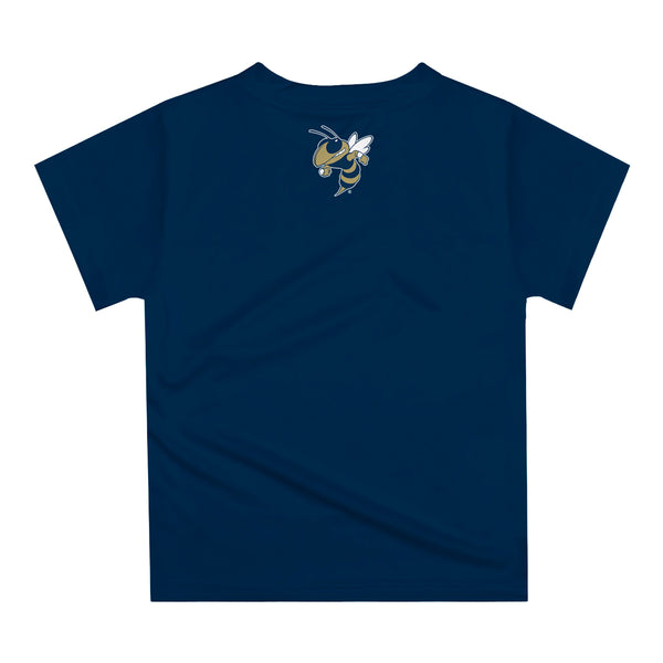 Infant Georgia Tech Yellow Jackets I Dig Navy T-Shirt - Back View