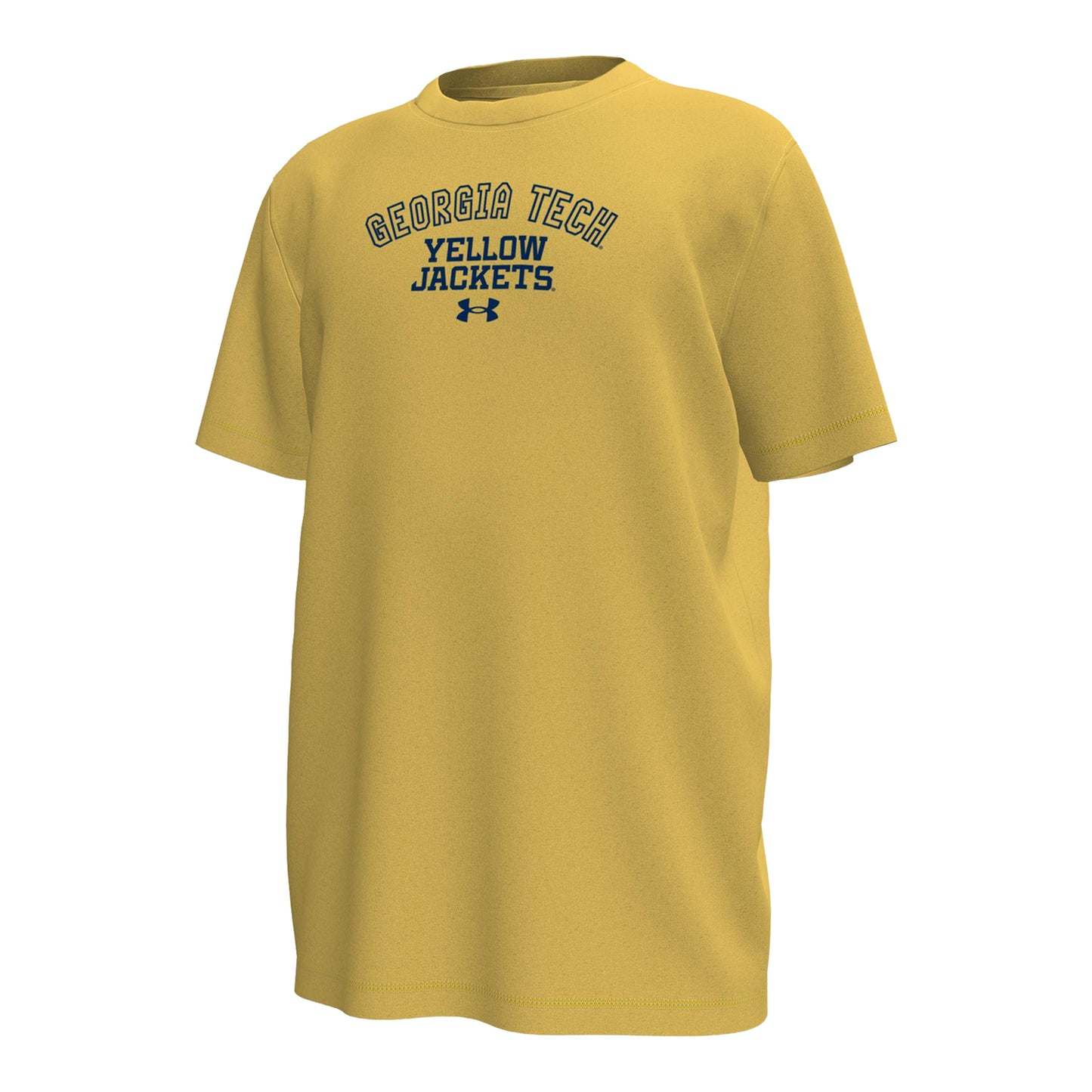 Georgia Tech Yellow Jackets Under Armour Gold Youth Athletic Tee