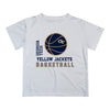 Youth Georgia Tech Yellow Jackets Basketball Graphic White T-Shirt