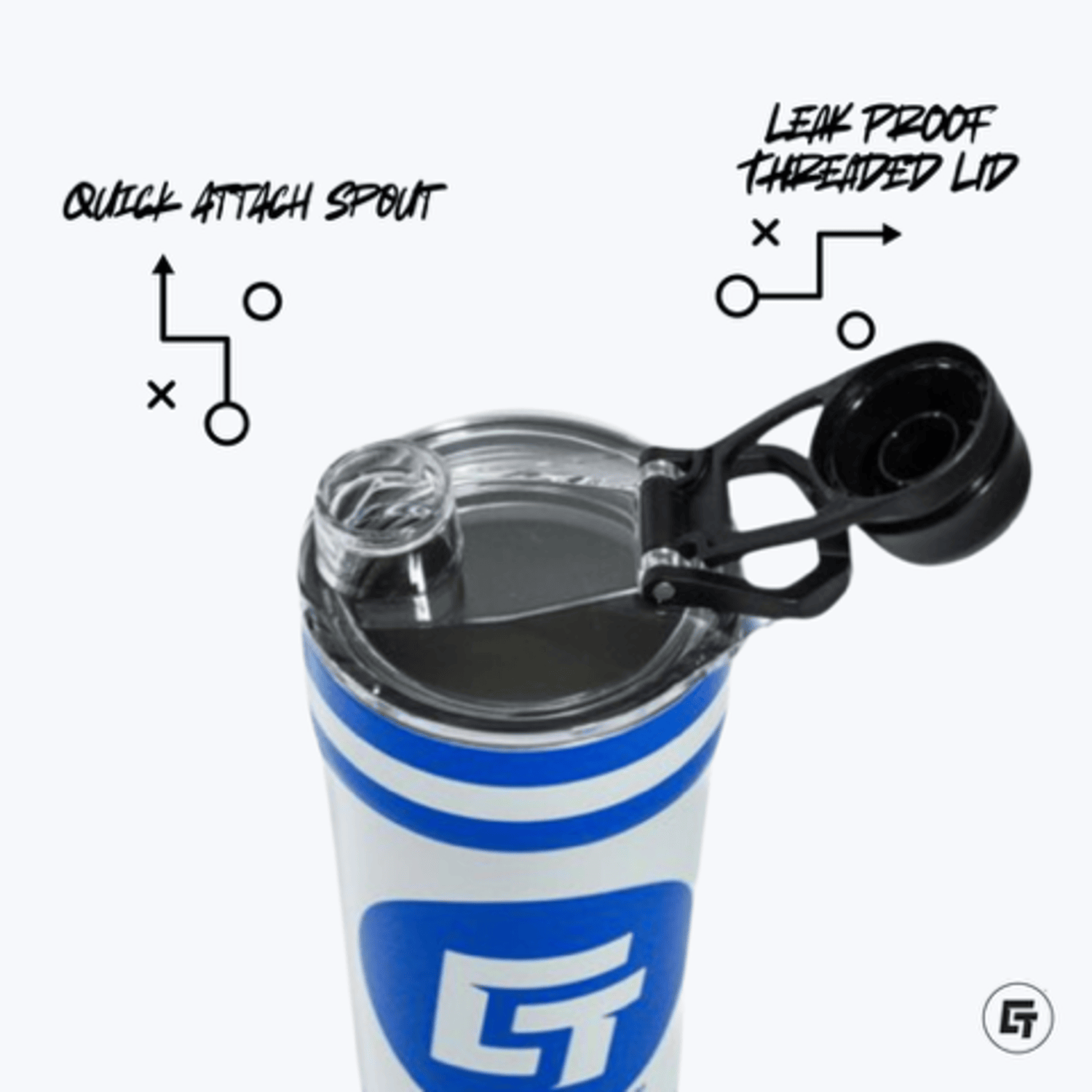Georgia Tech Baseball Student Athlete #8 Drew Burress Shaker Cup In White - Product Info 3