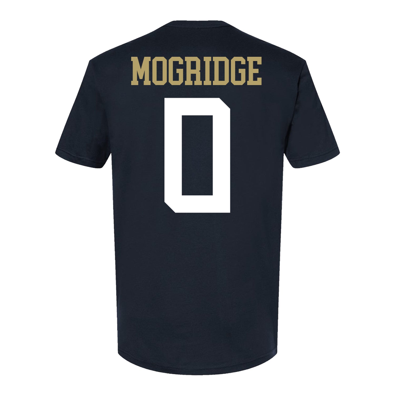 Georgia Tech Women's Volleyball Student Athlete T-Shirt #0 Liv Mogridge In Black - Back View