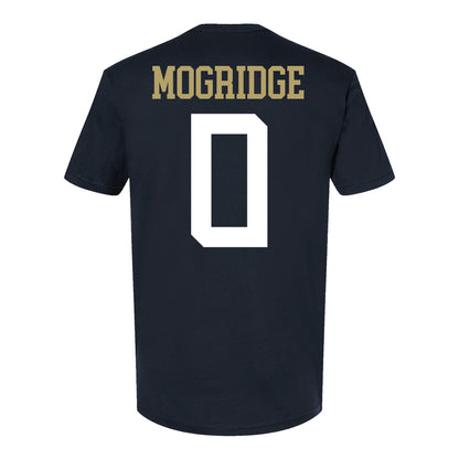Georgia Tech Women's Volleyball Student Athlete T-Shirt #0 Liv Mogridge In Black - Back View