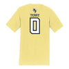 Georgia Tech Yellow Jackets Men's Basketball NIL Athlete T-Shirt - #0 Lance Terry - Back View