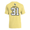 Georgia Tech Adidas Men's Basketball Student Athlete T-Shirt #31 Duncan Powell - Back View