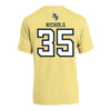 Georgia Tech Adidas Men's Basketball Student Athlete T-Shirt #35 William Nichols - Back View