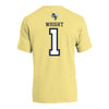 Georgia Tech Adidas Women's Basketball Student Athlete T-Shirt #1 Chazadi Wright - Back View