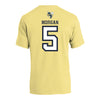 Georgia Tech Adidas Women's Basketball Student Athlete T-Shirt #5 Tonie Morgan - Back View