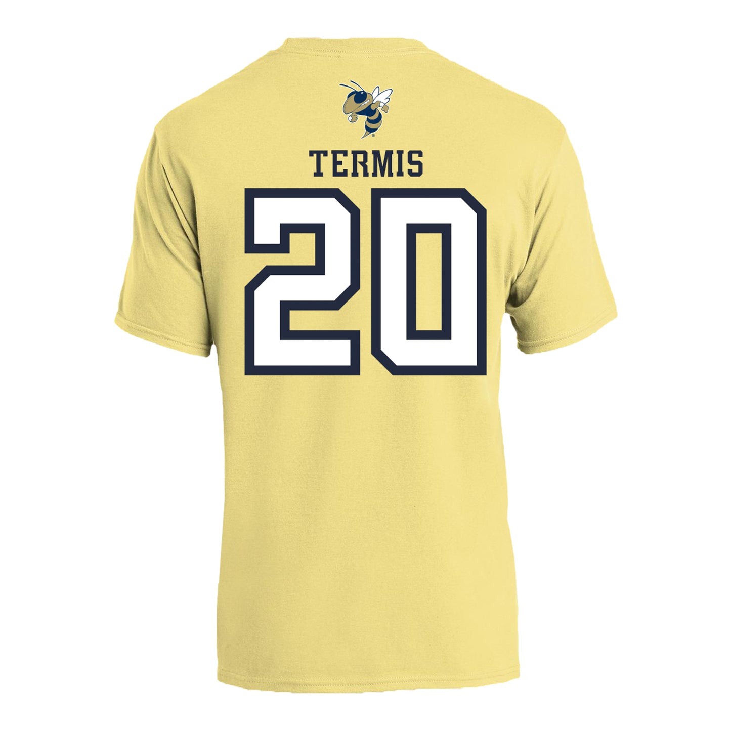 Georgia Tech Adidas Women's Basketball Student Athlete T-Shirt #20 Ariadna Termis - Back View