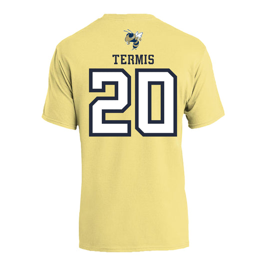 Georgia Tech Adidas Women's Basketball Student Athlete T-Shirt #20 Ariadna Termis - Back View