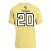 Georgia Tech Adidas Women's Basketball Student Athlete T-Shirt #20 Ariadna Termis - Back View