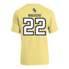 Georgia Tech Adidas Women's Basketball Student Athlete T-Shirt #22 Inés Noguero - Back View