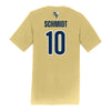 Georgia Tech Adidas Men's Baseball Student Athlete T-Shirt #10 Kent Schmidt - Back View