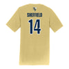 Georgia Tech Adidas Men's Baseball Student Athlete T-Shirt #14 Cayden Sheffield - Back View