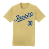 Georgia Tech Adidas Men's Baseball Student Athlete T-Shirt #30 Porter Buursema - Front View