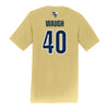 Georgia Tech Adidas Men's Baseball Student Athlete T-Shirt #40 Nathan Waugh - Back View