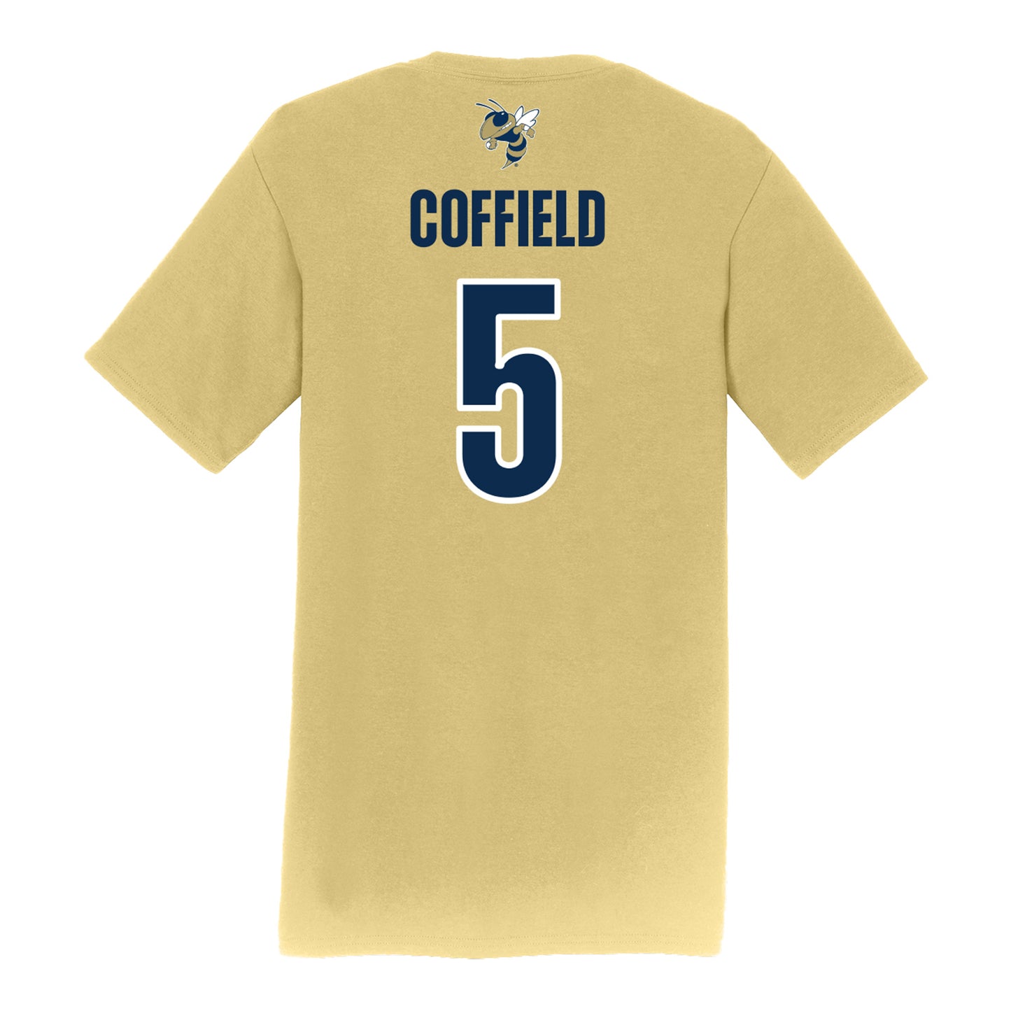 Georgia Tech Adidas Women's Softball Student Athlete T-Shirt #5 Makayla Coffield - Back View