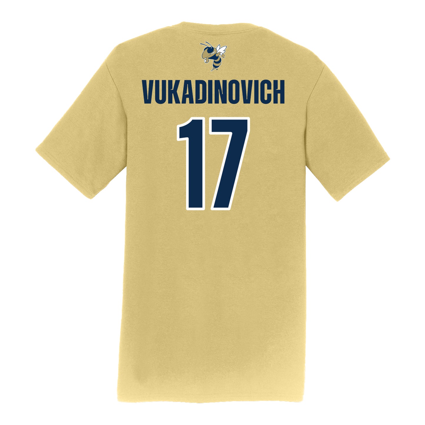 Georgia Tech Adidas Women's Softball Student Athlete T-Shirt #17 Paige Vukadinovich - Back View