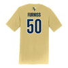 Georgia Tech Adidas Women's Softball Student Athlete T-Shirt #50 Maddie Furniss - Back View