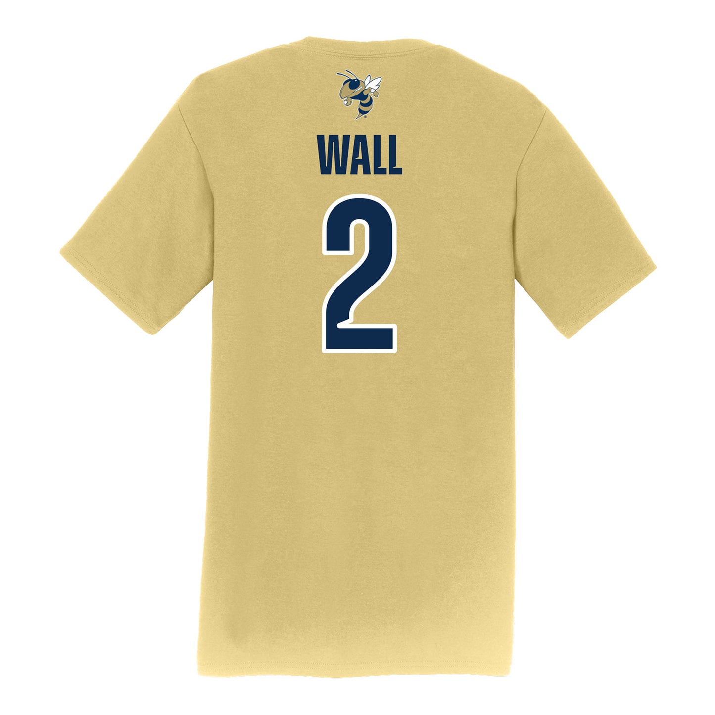Georgia Tech Softball Student Athlete T-Shirt #2 Raegan Wall - Back View