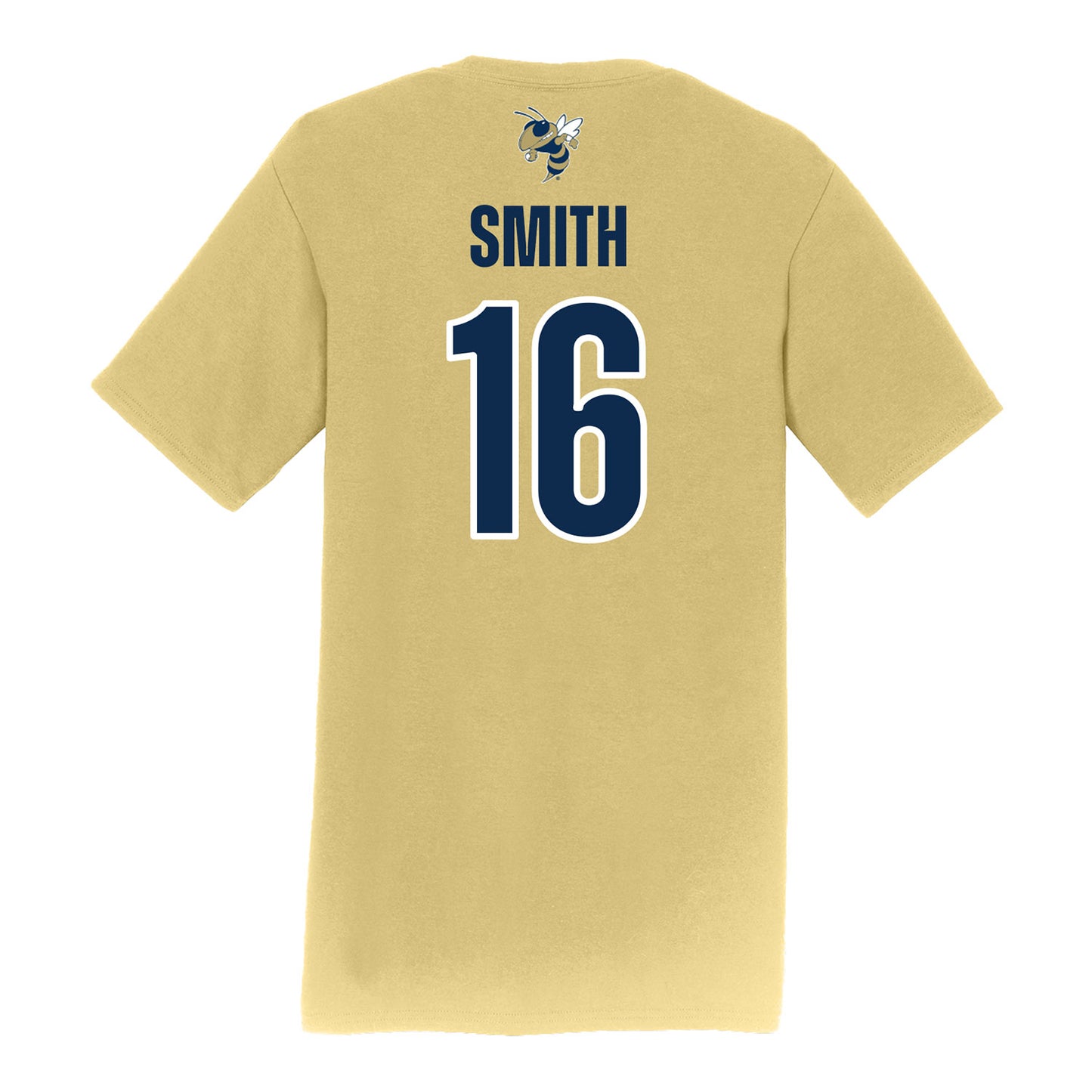 Georgia Tech Softball Student Athlete T-Shirt #16 Charlotte Smith - Back View