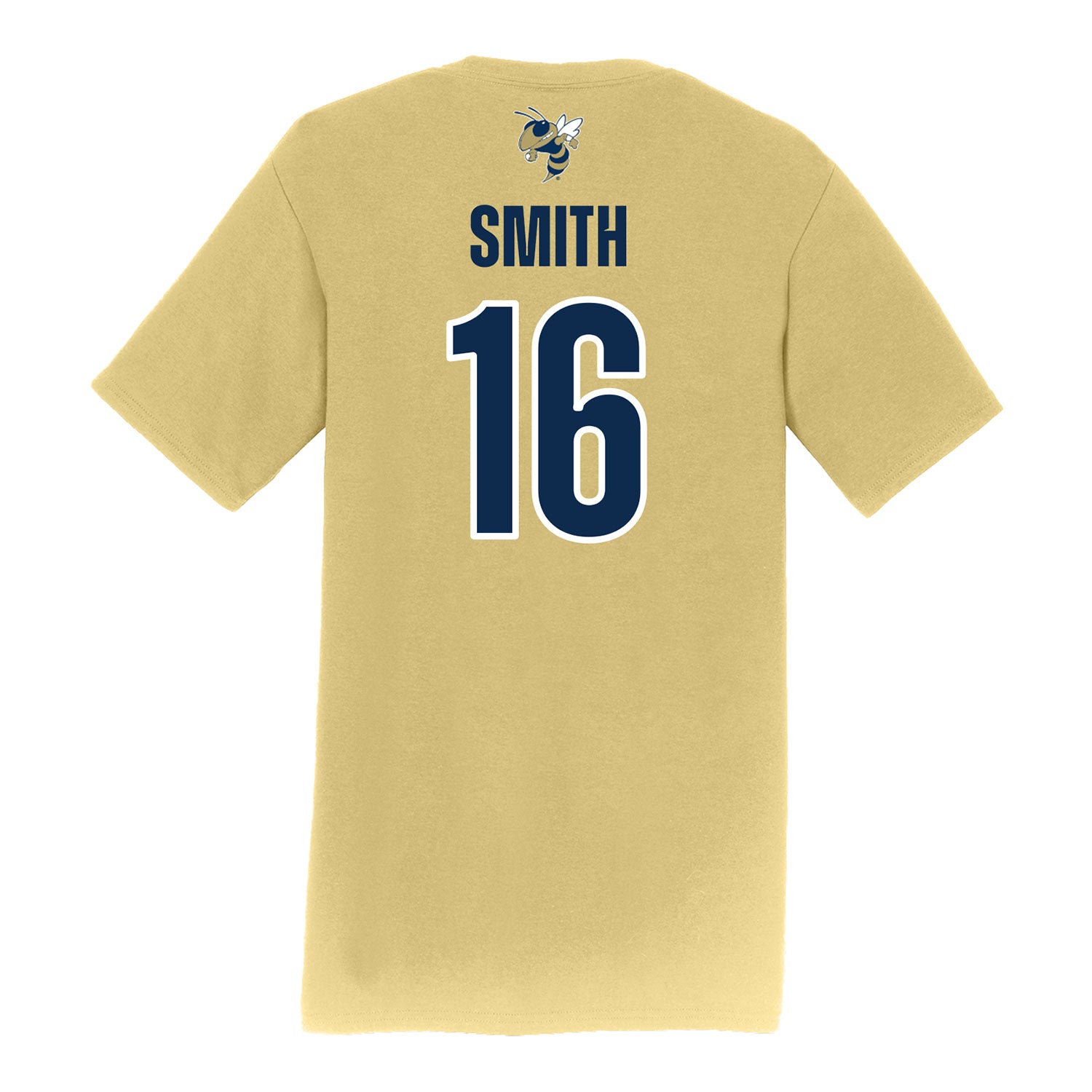 Georgia Tech Softball Student Athlete T-Shirt #16 Charlotte Smith - Back View