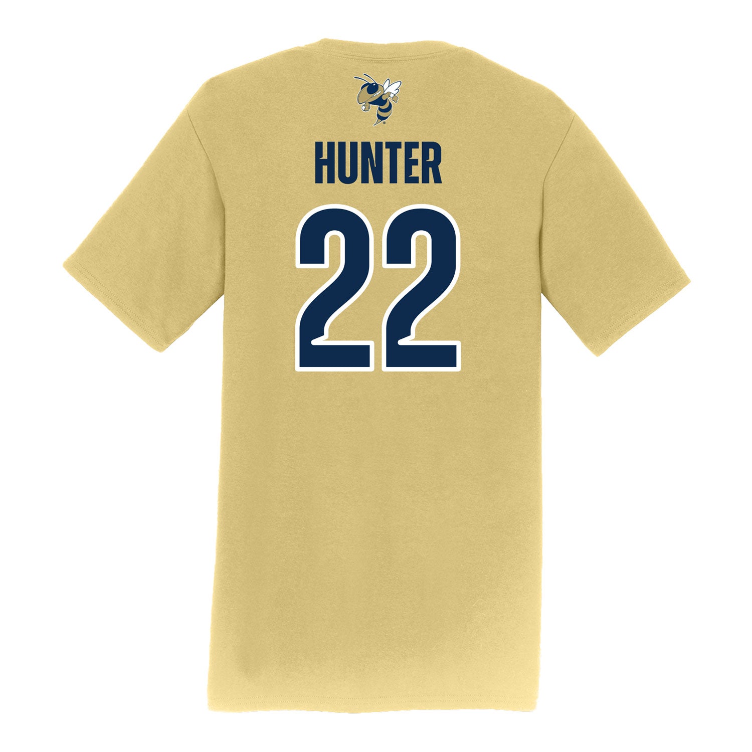 Georgia Tech Softball Student Athlete T-Shirt #22 Reese Hunter - Back View