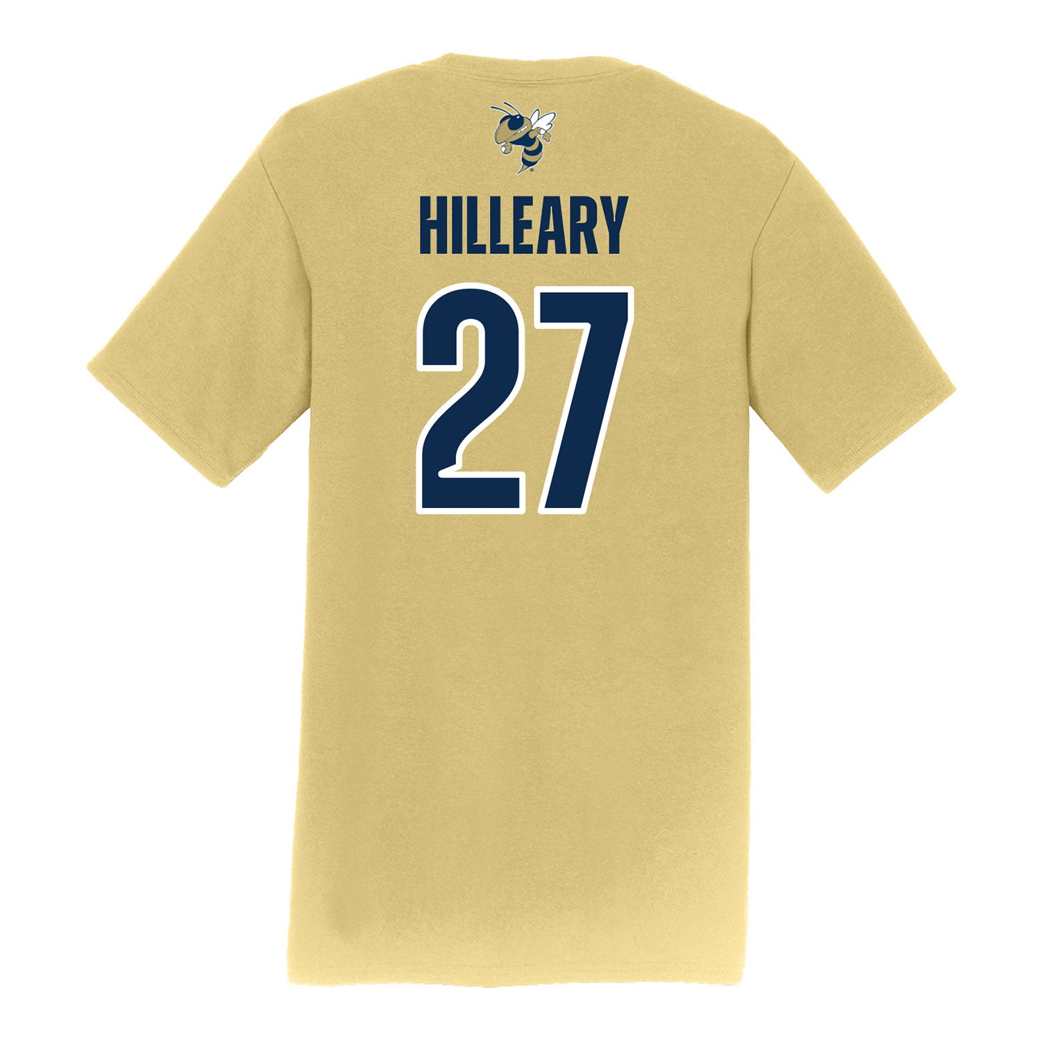 Georgia Tech Softball Student Athlete T-Shirt #27 Kenley Hilleary - Back View