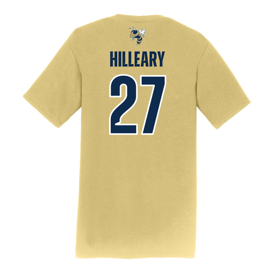 Georgia Tech Softball Student Athlete T-Shirt #27 Kenley Hilleary - Back View