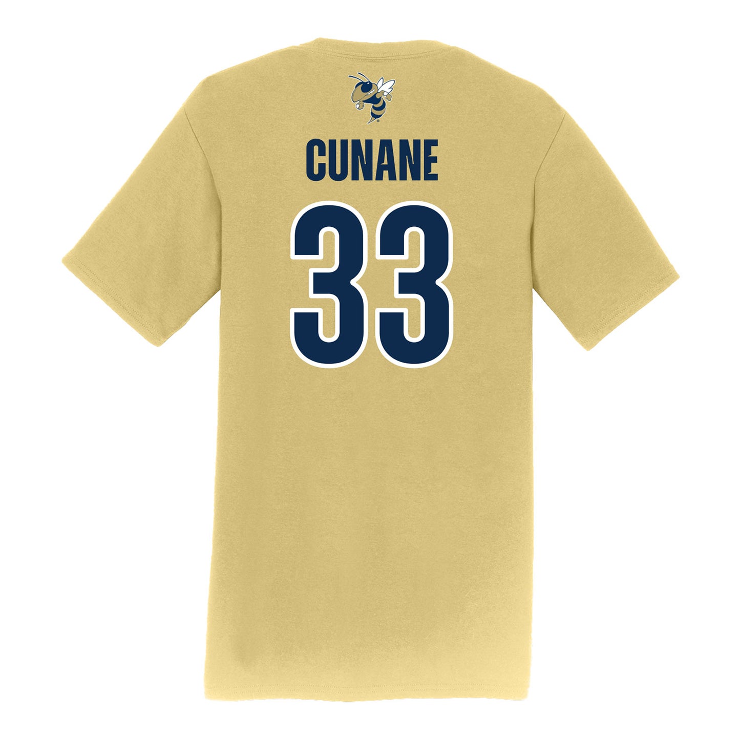 Georgia Tech Softball Student Athlete T-Shirt #33 Katie Cunane - Back View