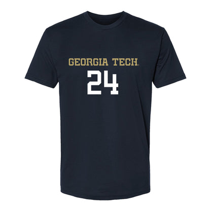Georgia Tech Women's Volleyball Student Athlete T-Shirt #24 Vitoria Belfort